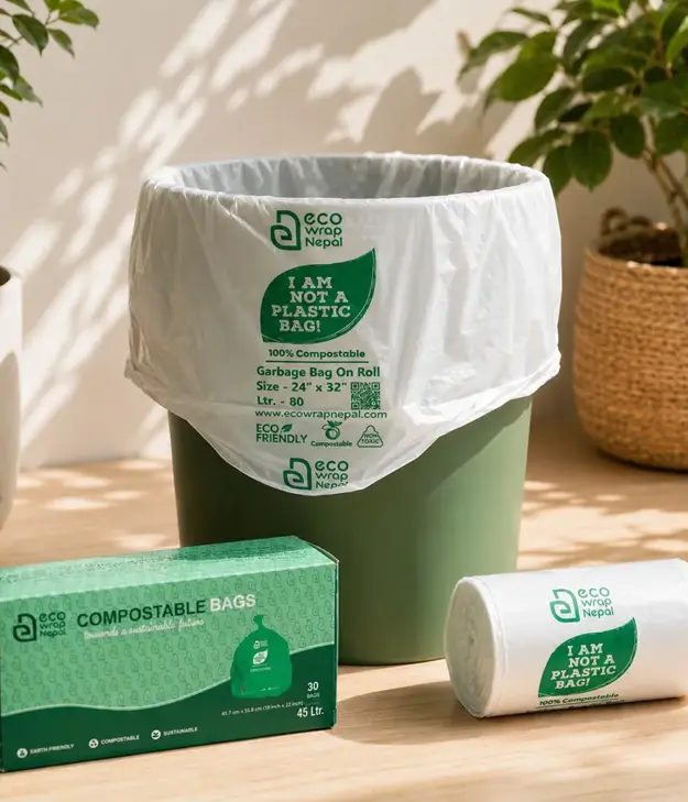 Compostable Garbage Bags on Roll Compostable Garbage Bags on Roll