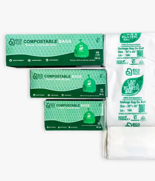 Compostable Garbage Bags on Roll Compostable Garbage Bags on Roll