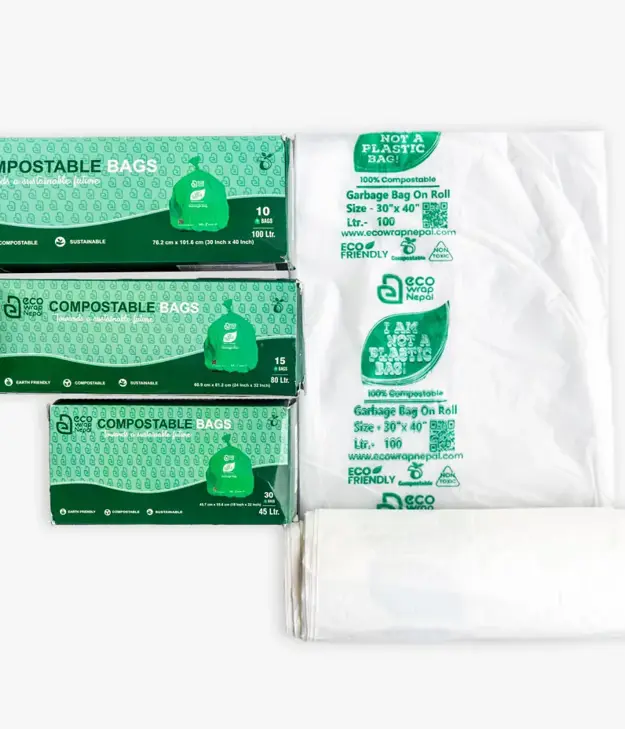 Compostable Garbage Bags on Roll Compostable Garbage Bags on Roll